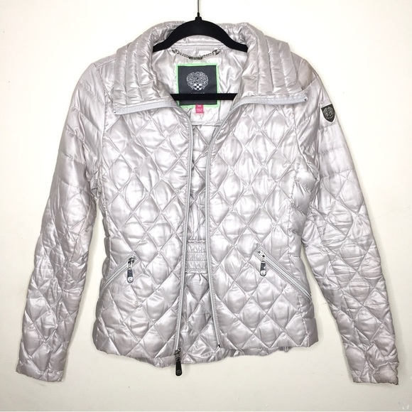 Vince Camuto Quilted Duck Feather Down Puffer Jacket - Picture 11 of 11
